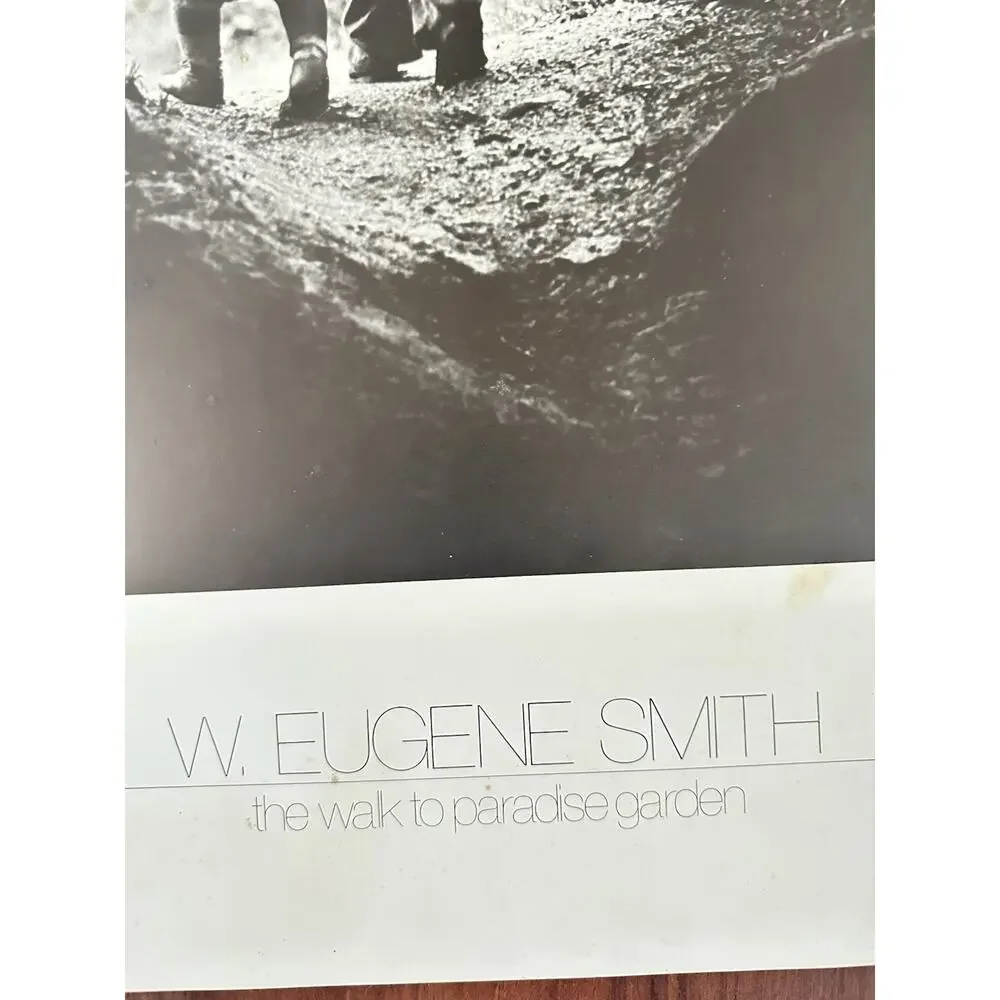 Vintage 1980s W Eugene Smith The Walk to Paradise Garden 1946 Photo Poster 24”